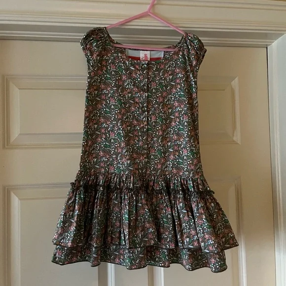 Button Ruffle Dress - Picture 1 of 2